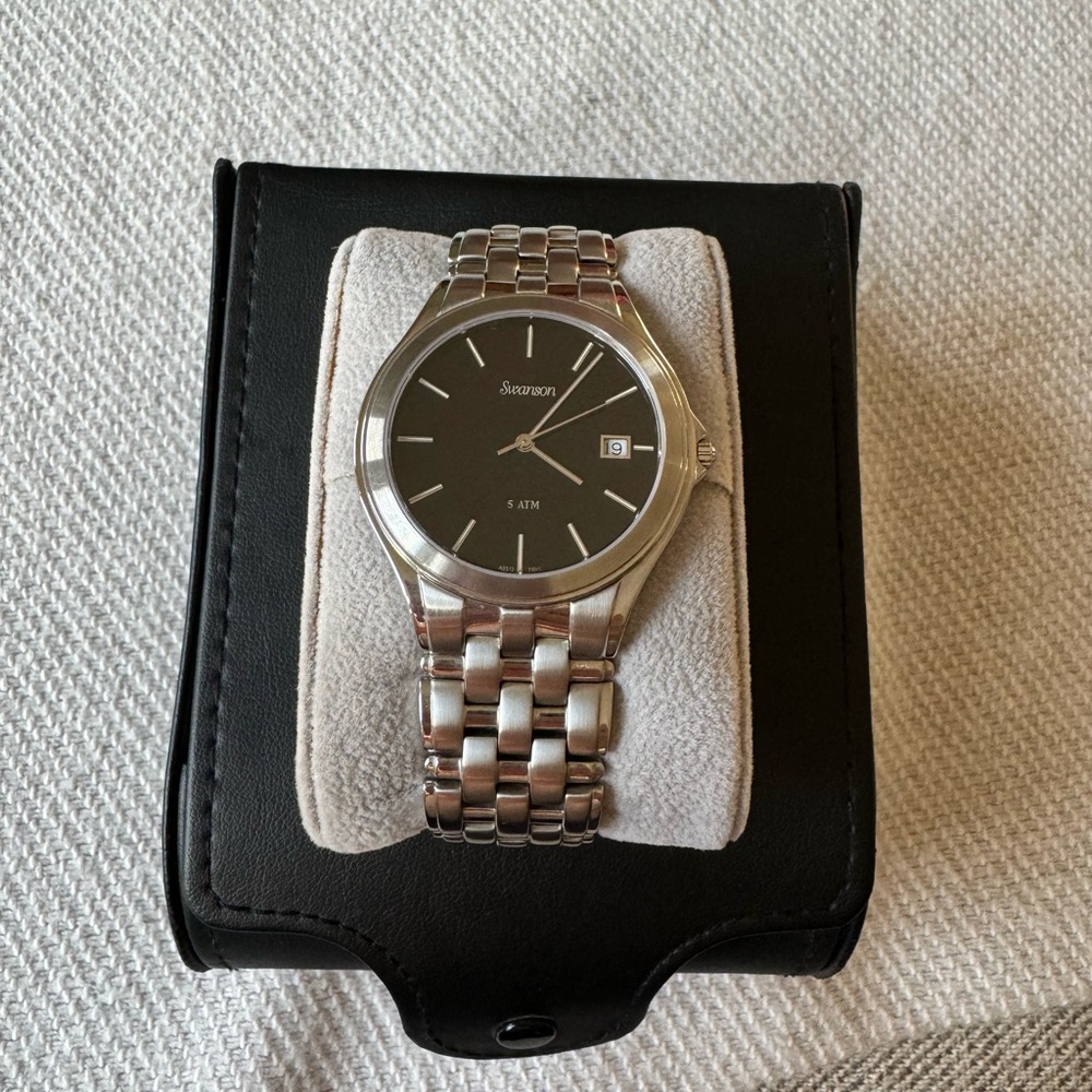 Swanson Men’s Stainless Steel Watch